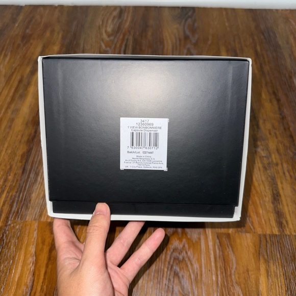 NIB Nespresso View Bonbonniere Coffee Capsule Clear Case - Picture 2 of 4